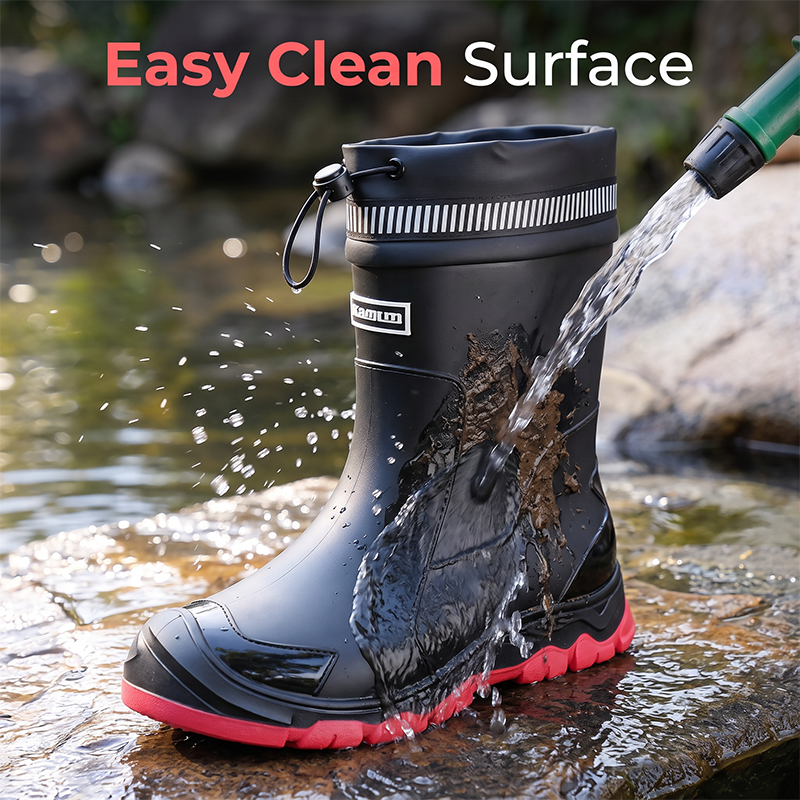 🎉 LIMITED TIME 50% OFF! 🥾 Waterproof Rain Boots – Grip Muddy Trails, Stay Dry in Style 🌧️