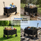 🛒 50% OFF NOW! 🚜 Heavy Duty Collapsible Wagon Cart – All-Terrain Wheels, 130L Capacity, 1-Second Fold – Perfect for Camping, Groceries & Beach ✨