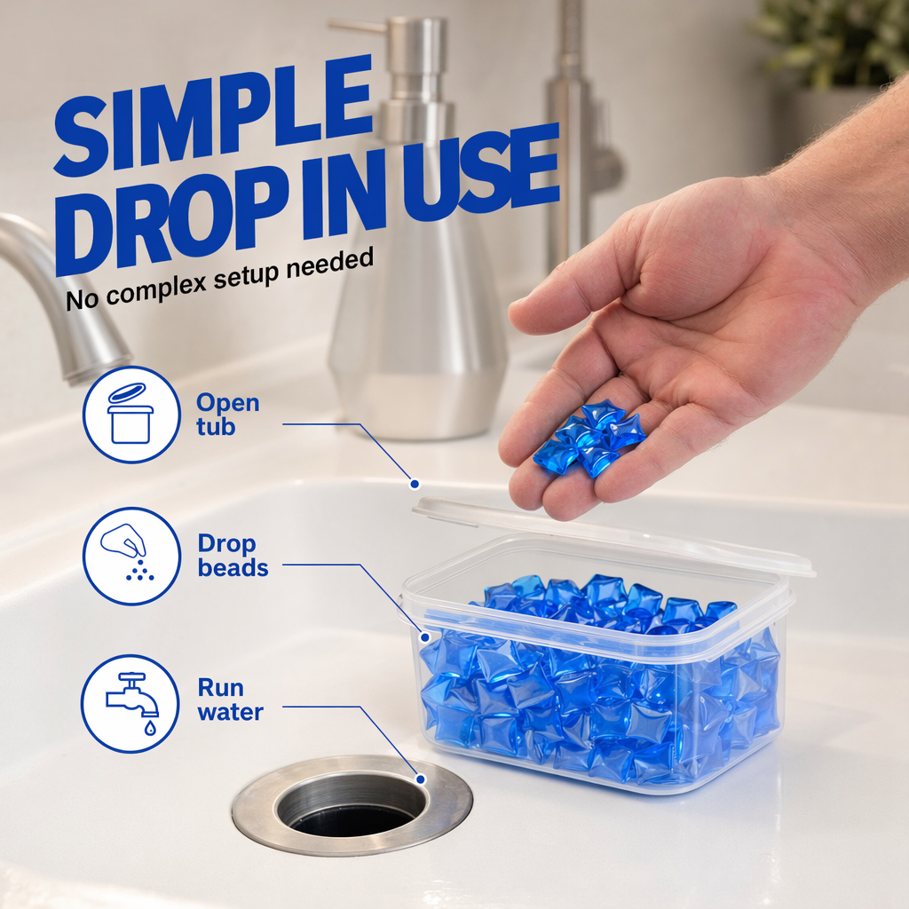 ⏰🔥LIMITED TIME 50% OFF!🔥50K+ SOLD! Household Drain Freshener & Cleaner