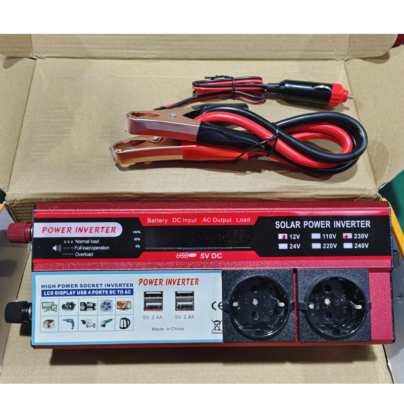 ⏰🔥LIMITED TIME 55% OFF!🔥High-Power 12V to 230V Car Power Inverter 