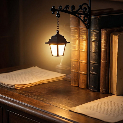 ⏰🔥LIMITED TIME 50% OFF!🔥50K+ SOLD! Miniature Retro Streetlight Bookend Light