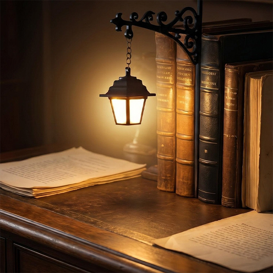 ⏰🔥LIMITED TIME 50% OFF!🔥50K+ SOLD! Miniature Retro Streetlight Bookend Light
