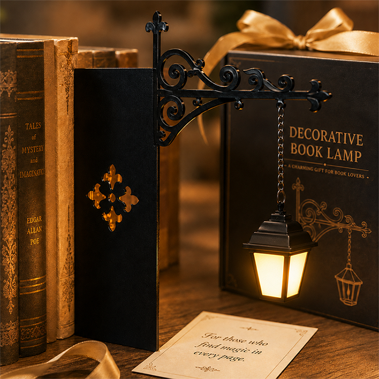 ⏰🔥LIMITED TIME 50% OFF!🔥50K+ SOLD! Miniature Retro Streetlight Bookend Light