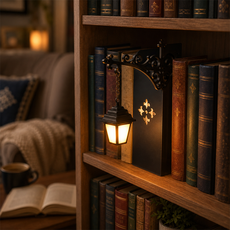 ⏰🔥LIMITED TIME 50% OFF!🔥50K+ SOLD! Miniature Retro Streetlight Bookend Light