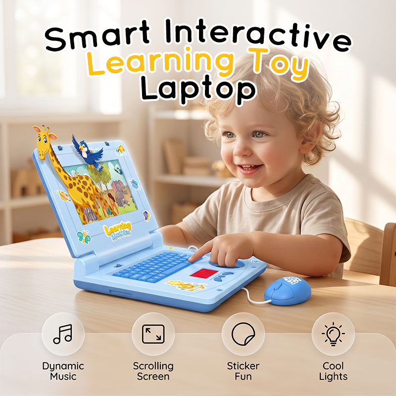 🏆🖥️Limited Time 50% Off‼️👧Interactive Simulation Toy Laptop｜Kids Educational Pretend Play Learning Toy🖥️
