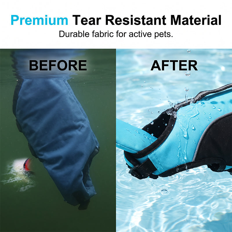 ⏳Time-Limited Special⏰High Buoyancy Dog Life Jacket — Superior Flotation Vest for Swimming & Boating