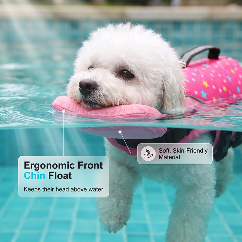 ⏳Time-Limited Special⏰High Buoyancy Dog Life Jacket — Superior Flotation Vest for Swimming & Boating