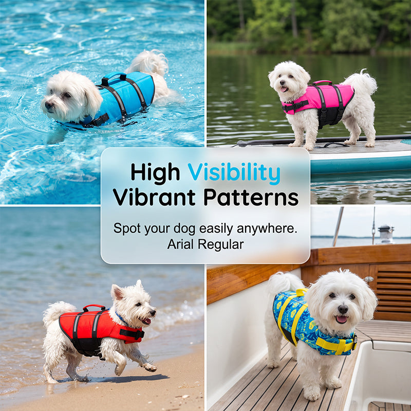 ⏳Time-Limited Special⏰High Buoyancy Dog Life Jacket — Superior Flotation Vest for Swimming & Boating