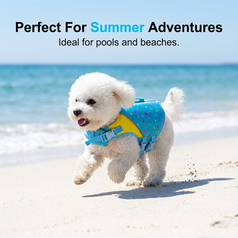 ⏳Time-Limited Special⏰High Buoyancy Dog Life Jacket — Superior Flotation Vest for Swimming & Boating