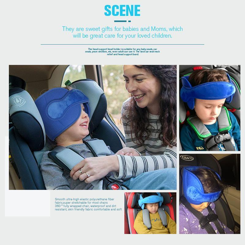 🎉 2026 Sale — Over 22100 Sold!💞 Car Sleeping Head Support Band‑Comfortable 🚗