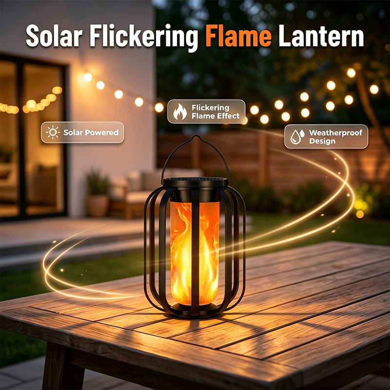🔥🏮 Must-Have! 50% OFF ⏰ ✨ Solar Flame Lantern – Realistic Flicker, Zero Fire Risk ✨