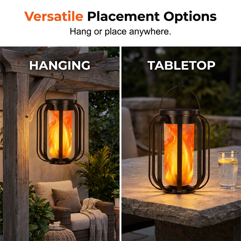 🔥🏮 Must-Have! 50% OFF ⏰ ✨ Solar Flame Lantern – Realistic Flicker, Zero Fire Risk ✨