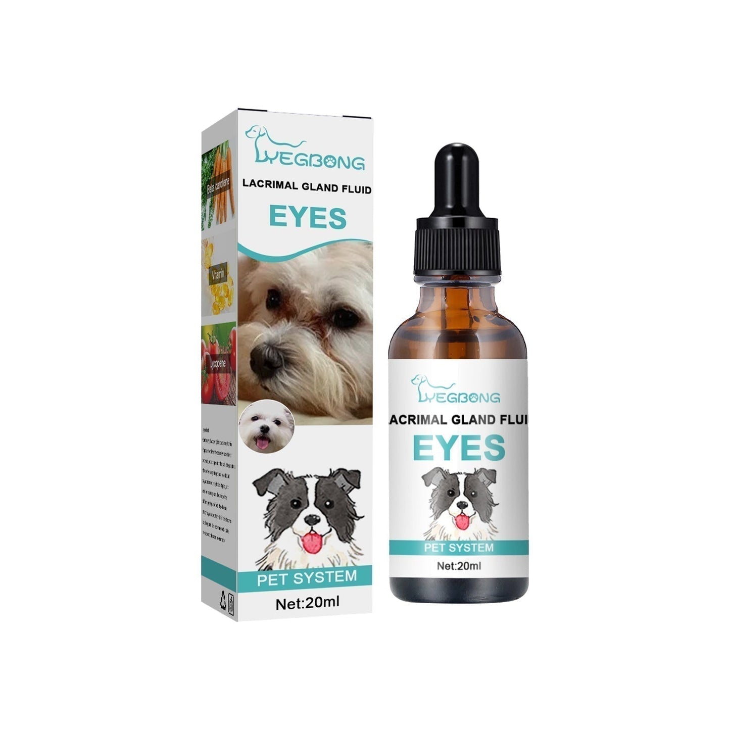🐱🐶Pet Eye Cleaner & Drops – Gentle pH‑balanced formula, safe for dogs & cats. Soothes redness, removes tear stains & daily dirt. No peroxide! 🌿💧