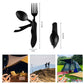 🍴Must-have for outdoor trips 🥄4-In-1 Outdoor Folding Multifunctional Tableware