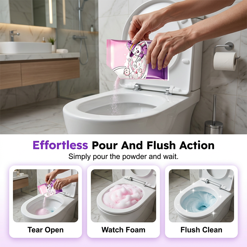 🔥 Automatic Foaming Toilet Bowl Cleaner Powder