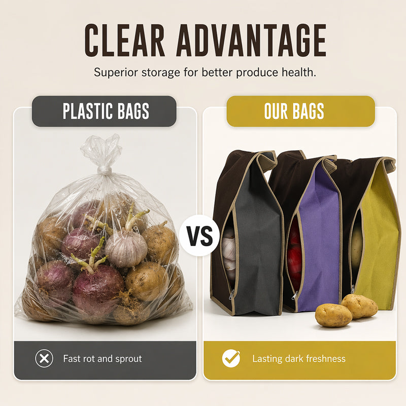 ⏳Time-Limited Special⏰🥔 Breathable Potato and Onion Storage Bag