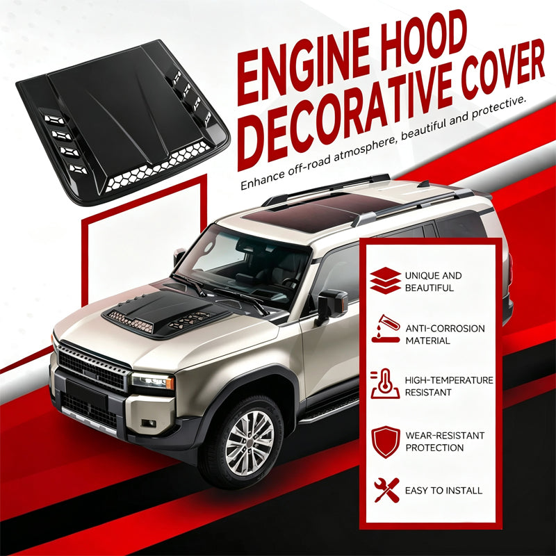 ⏳Time-Limited Special⏰Universal Car Hood Vent Bonnet Scoop Decorative Cover ABS Car Styling Accessories