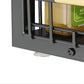2-Tier Adjustable Pull-Out Cabinet Storage Rack