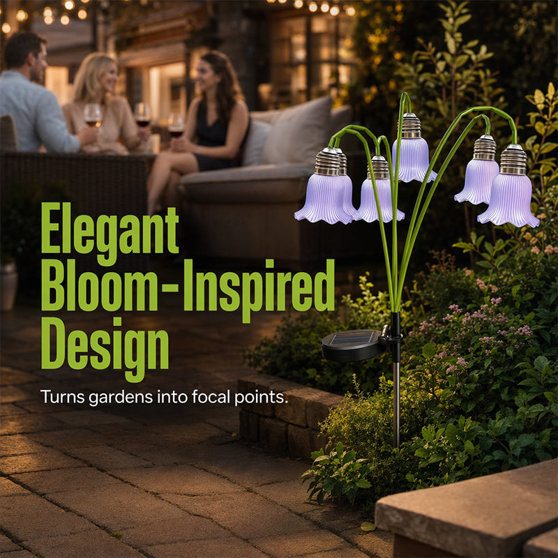 Solar Flower Lights – Bloom by Day, Glow by Night 💐💡