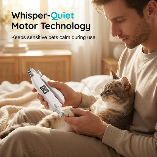 🐾✂️Rechargeable Pet Nail Clipper with LED Light🐶🐱