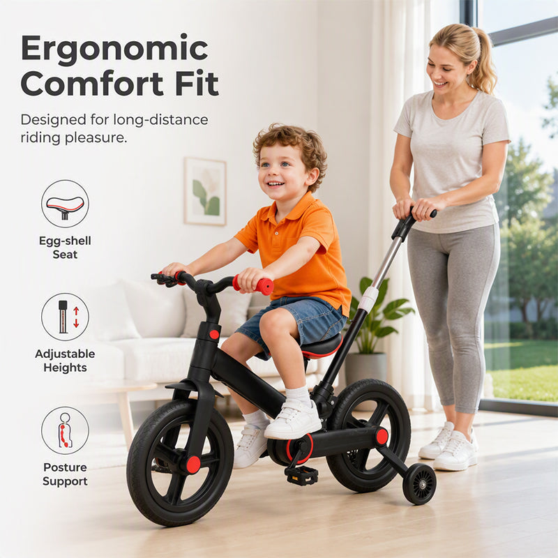 🎉 LIMITED TIME 50% OFF! 🚲 2-in-1 Convertible Kids' Tricycle and Balance Bike with Parent Push Handle – Grows with Your Child 🛴