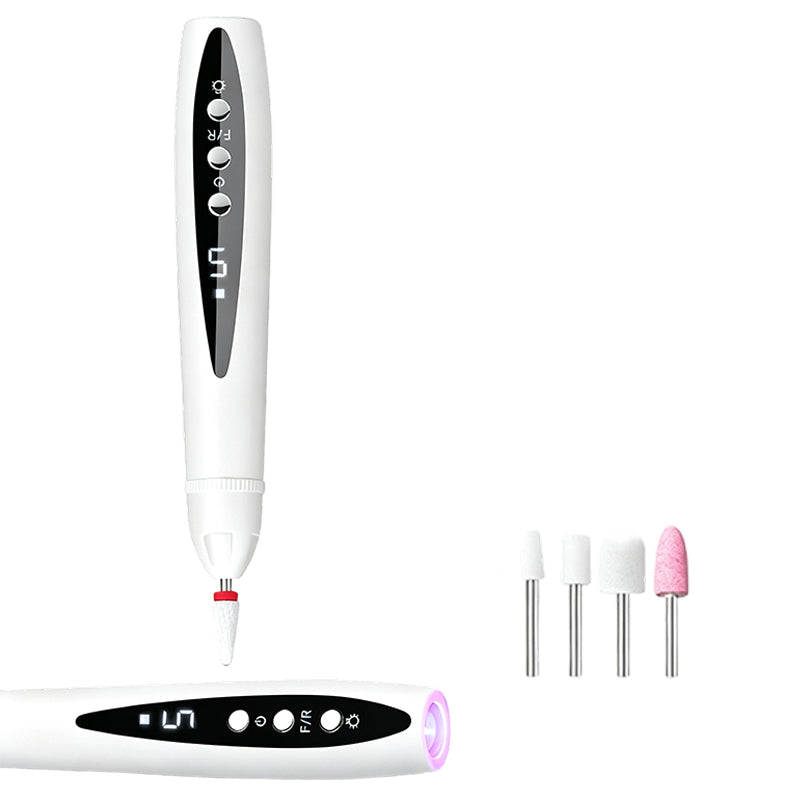 💅✨ 2-in-1 Electric Nail Drill with UV Lamp – Portable, Cordless, For Permanent Salon Manicure Right At Home 💖🔋