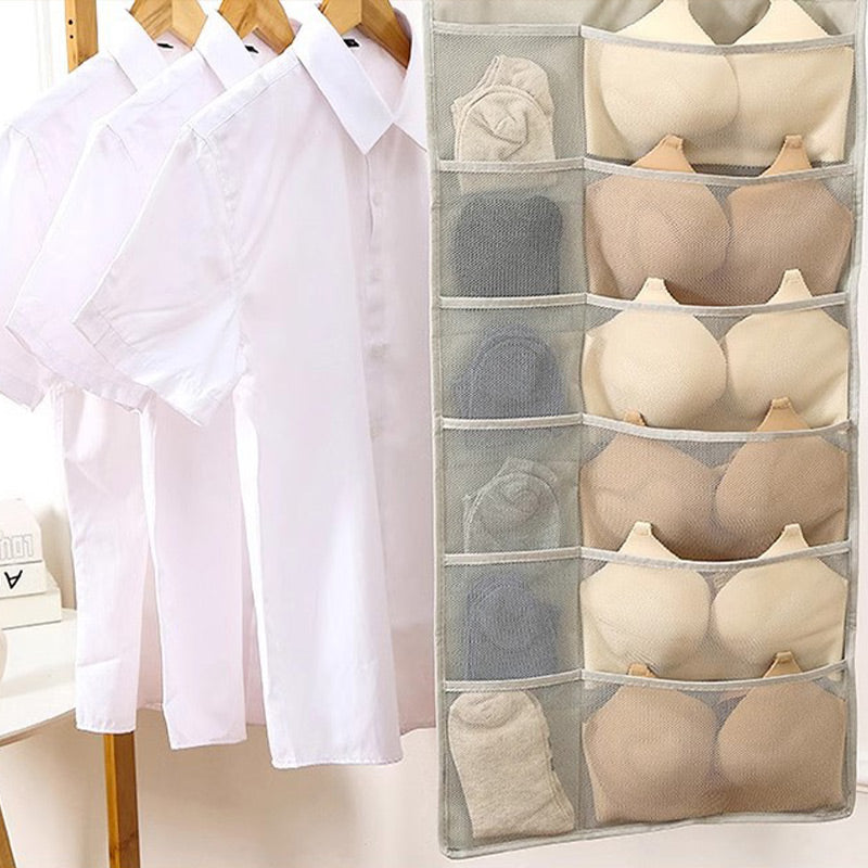 👙🧦Double-Sided Storage Underwear Hanging Organizer