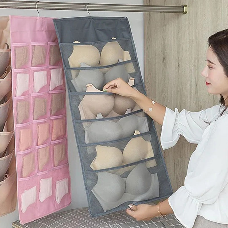 👙🧦Double-Sided Storage Underwear Hanging Organizer