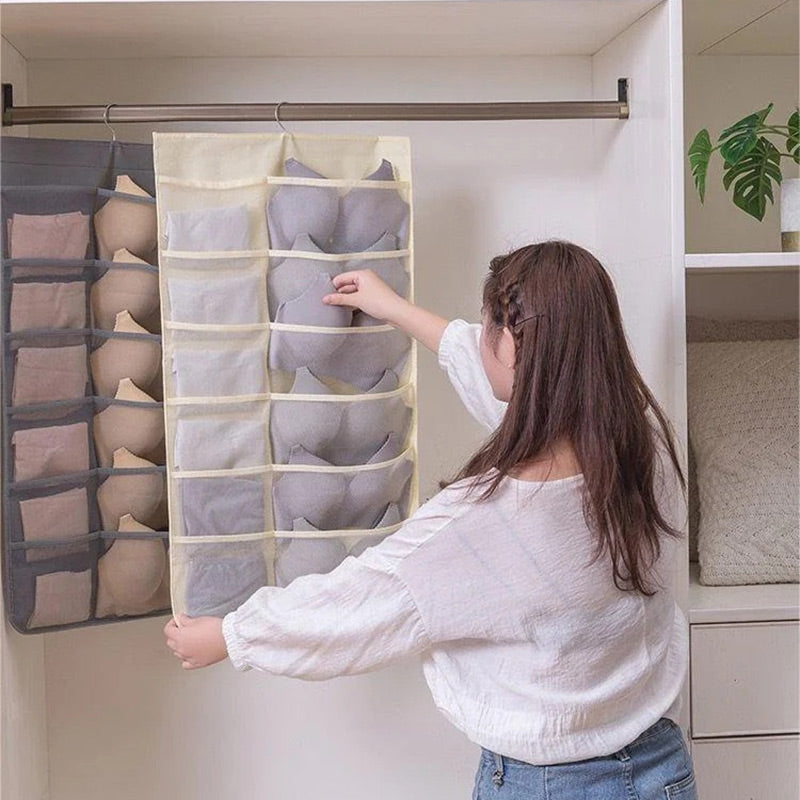 👙🧦Double-Sided Storage Underwear Hanging Organizer
