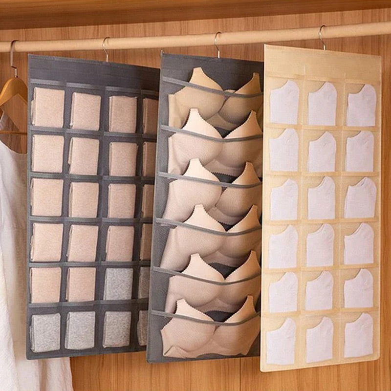 👙🧦Double-Sided Storage Underwear Hanging Organizer
