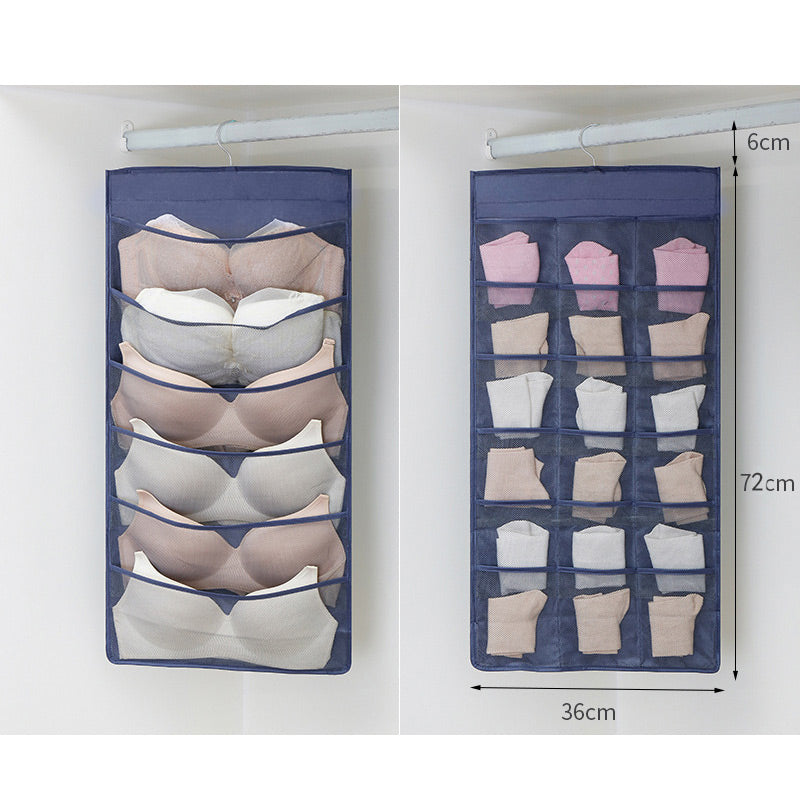 👙🧦Double-Sided Storage Underwear Hanging Organizer