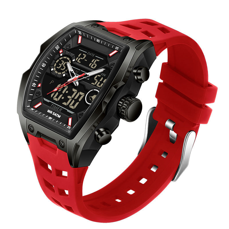 ⌚ 50% OFF NOW! ⏱️ Sports Watch – Dual-Display, Luminous Backlight & 5ATM Waterproof – For Active Lifestyles 🏃