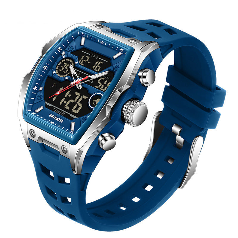 ⌚ 50% OFF NOW! ⏱️ Sports Watch – Dual-Display, Luminous Backlight & 5ATM Waterproof – For Active Lifestyles 🏃