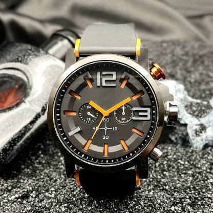 🎉 2026 Sale — Over 21,100 Sold!⌚ Men Casual Sport Silicone Strap Quartz Wrist Watch ✨