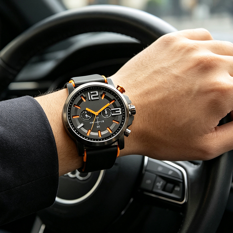 🎉 2026 Sale — Over 21,100 Sold!⌚ Men Casual Sport Silicone Strap Quartz Wrist Watch ✨