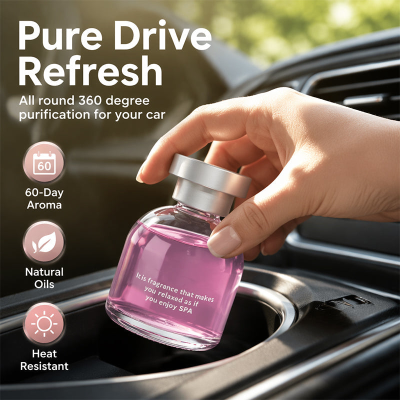 🔥50% OFF Long Lasting Car Perfume, Mild Natural Fragrance Auto Air Freshener, Effective Odor Eliminator, Compact De