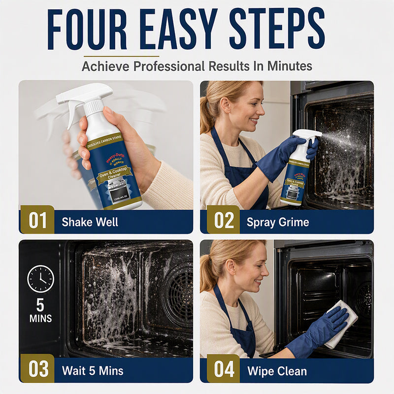 💥 LAST DAY 49% OFF - 🌻Heavy Duty Oven & Cooktop Cleaner Spray