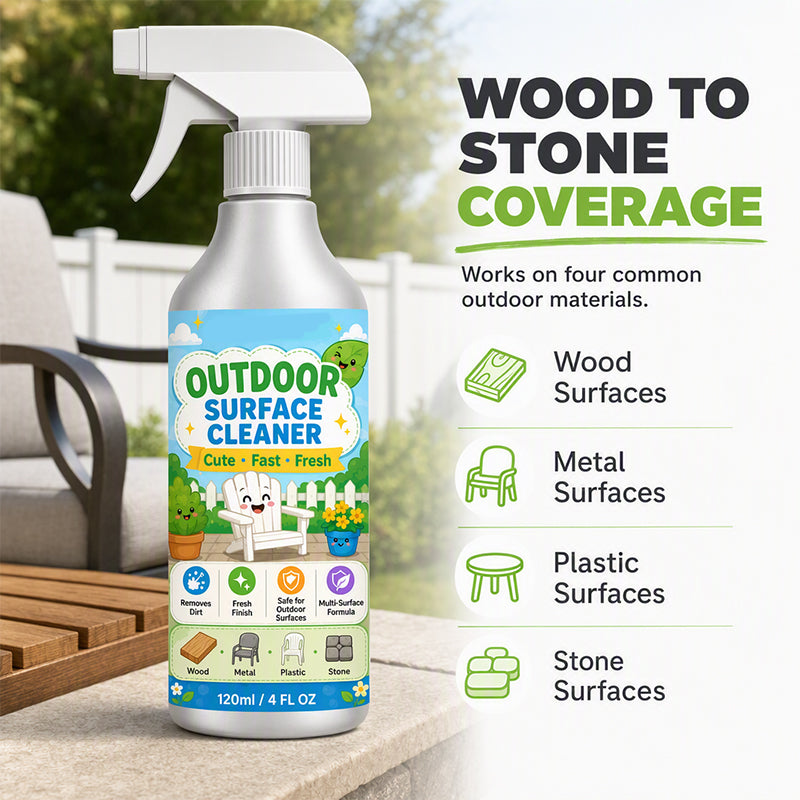 🧴🌿 50% OFF! Multi-Surface Patio Cleaner Spray – Lift Grime from Wood, Metal, Plastic & Stone