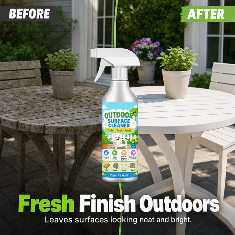 🧴🌿 50% OFF! Multi-Surface Patio Cleaner Spray – Lift Grime from Wood, Metal, Plastic & Stone