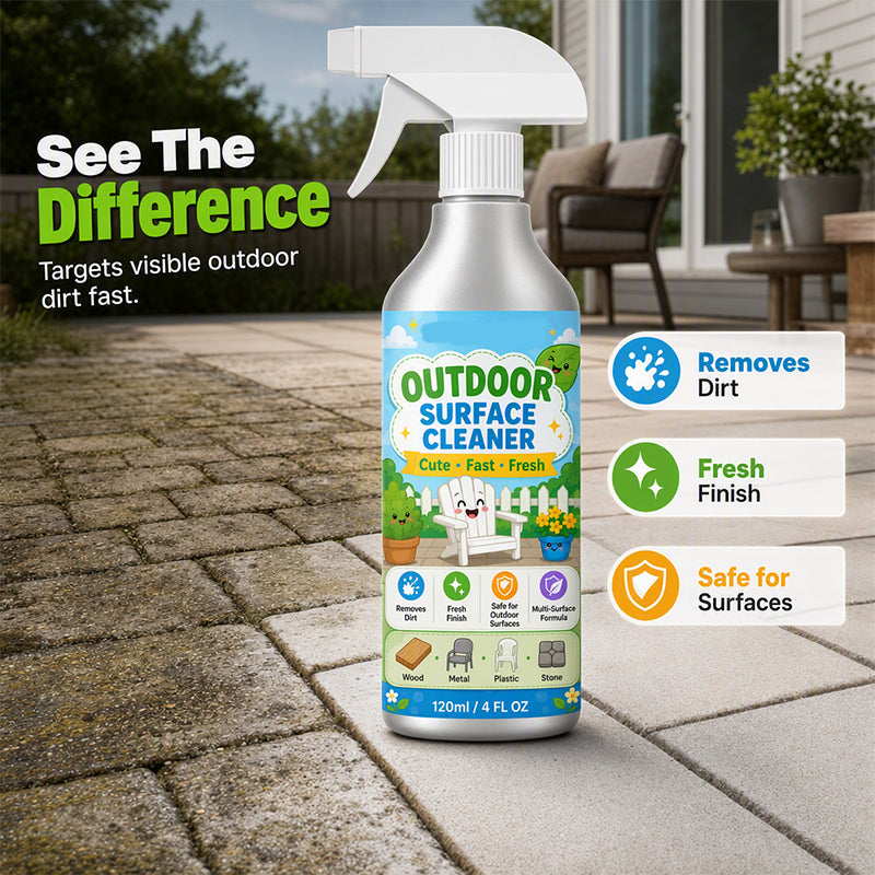 🧴🌿 50% OFF! Multi-Surface Patio Cleaner Spray – Lift Grime from Wood, Metal, Plastic & Stone