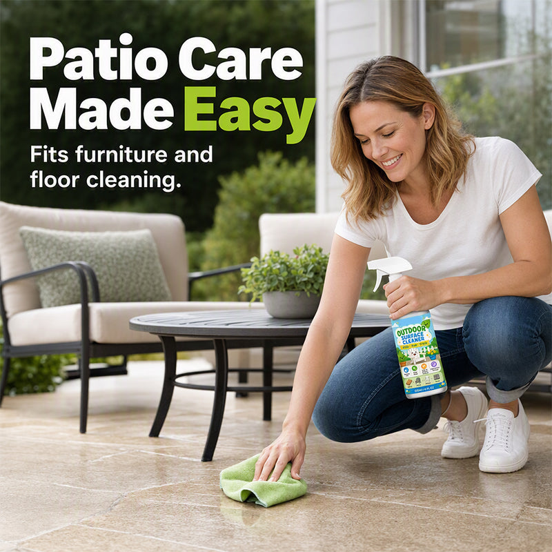 🧴🌿 50% OFF! Multi-Surface Patio Cleaner Spray – Lift Grime from Wood, Metal, Plastic & Stone