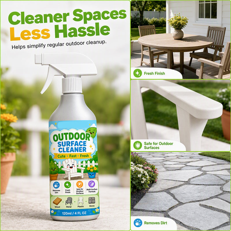 🧴🌿 50% OFF! Multi-Surface Patio Cleaner Spray – Lift Grime from Wood, Metal, Plastic & Stone
