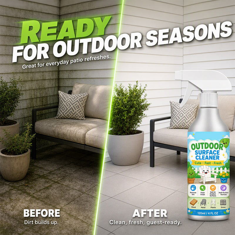 🧴🌿 50% OFF! Multi-Surface Patio Cleaner Spray – Lift Grime from Wood, Metal, Plastic & Stone