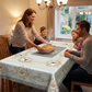 ⏳Time-Limited Special⏰Elegant Waterproof Embossed Floral Tablecloth