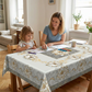 ⏳Time-Limited Special⏰Elegant Waterproof Embossed Floral Tablecloth