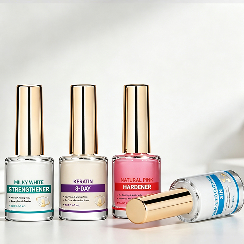 💅 Professional Milk Protein Nail Strengthener ✨🦹 - High Shine | Lightweight Texture | 4 Formulas | Daily Use | Base & Top Coat | 50% OFF