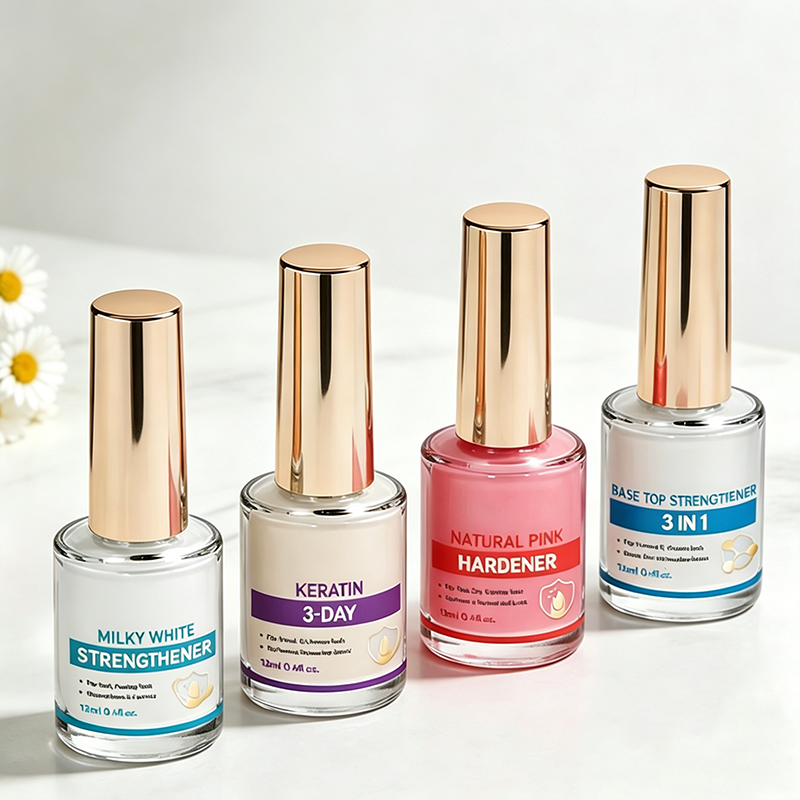 💅 Professional Milk Protein Nail Strengthener ✨🦹 - High Shine | Lightweight Texture | 4 Formulas | Daily Use | Base & Top Coat | 50% OFF