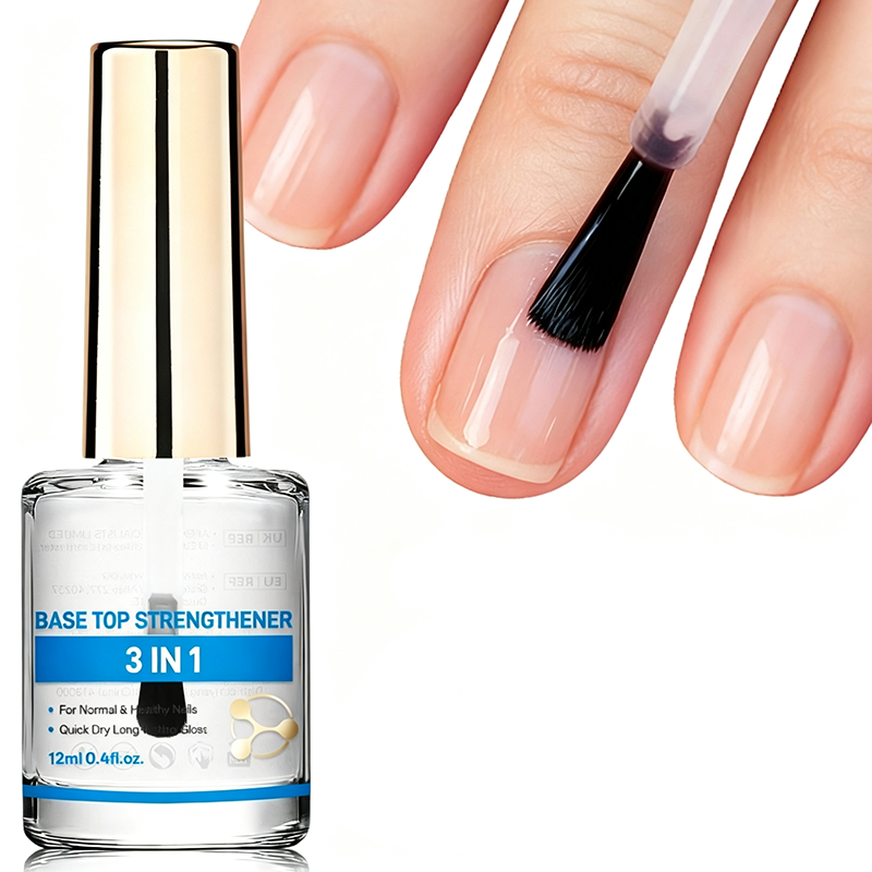 💅 Professional Milk Protein Nail Strengthener ✨🦹 - High Shine | Lightweight Texture | 4 Formulas | Daily Use | Base & Top Coat | 50% OFF