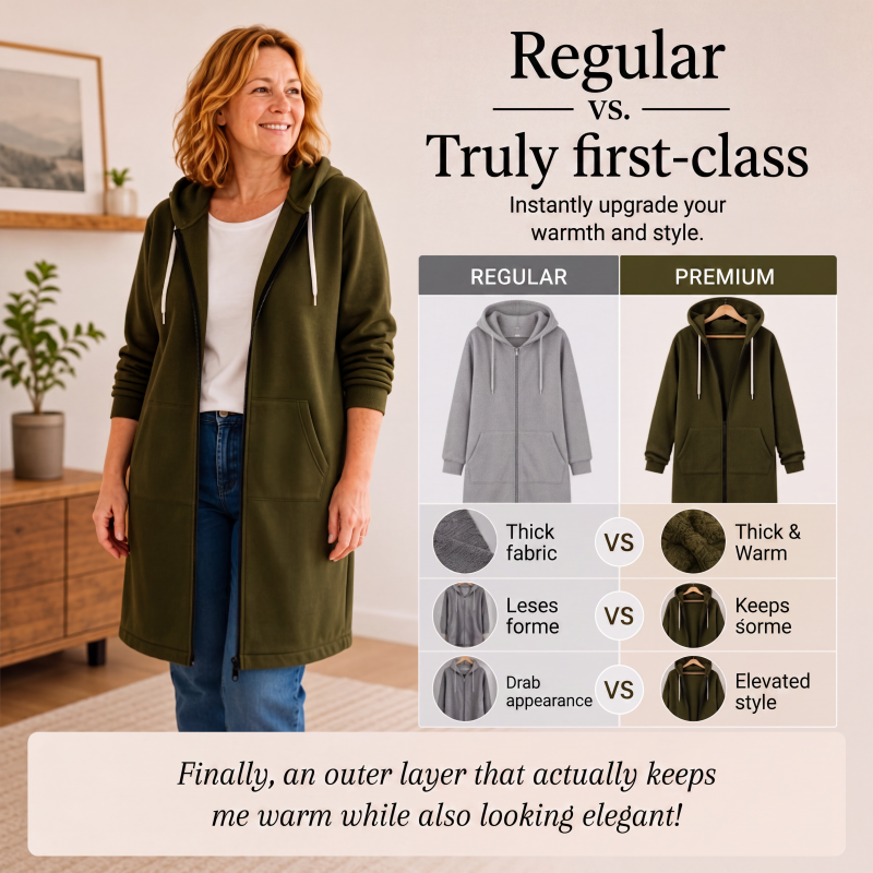 📢📢This Week's Special Price:$27.99!!🔥✨ Women's Zip-Up Fleece Hoodies