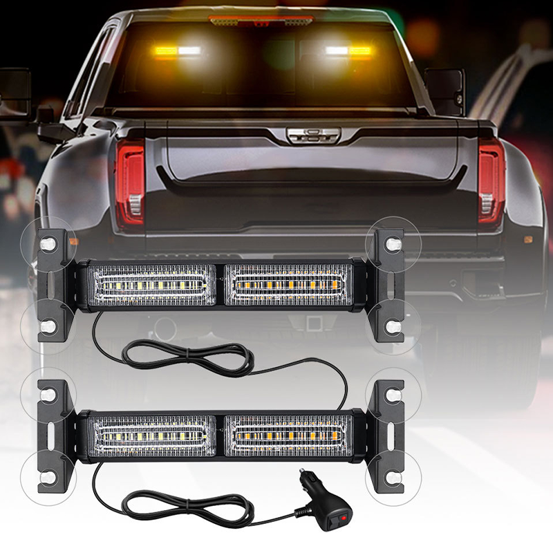 ⏳🔥LIMITED-TIME 50% OFF! ⏰LED Strobe Light Bar – High-Visibility, 18 Flash Patterns & Suction Mount – For Emergency & Work Vehicles ⚠️
